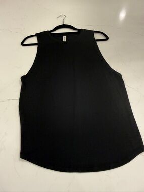 Athleta Black Muscle Tank - Women's Sleeveless Performance Top